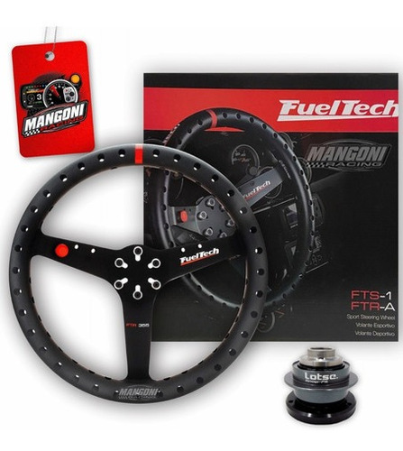 Volante Fueltech Ftr A Aliviado + Cubo Engate Rápido Lotse