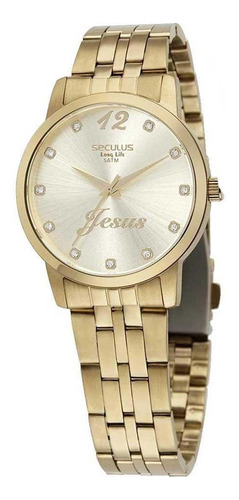 Relógio Feminino Seculus Analógico 44036lpskda1 - Dourado