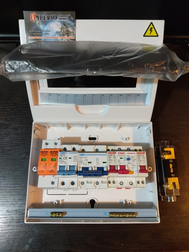 Imagen 2 de 4 de Protecciones Inversor Hibrido 1-5kva Diferencial Breaker Dps