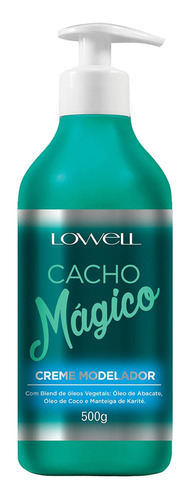 Creme Modelador Cacho Mágico Lowell 500ml Redução De Volume