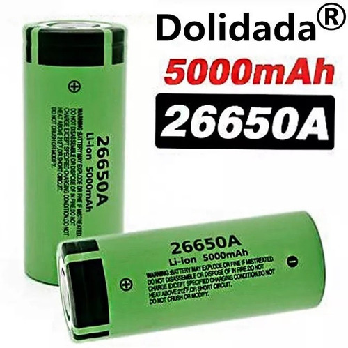 Bateria Pila 26650 Dolidada-panasonic 5000mah Alta Calidad