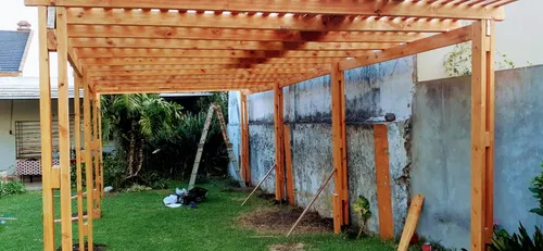 Pergolas Y Decks Confeccionadas En Pino Seco Horno