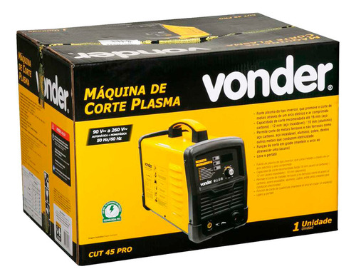 Máquina Corte Plasma Cut45 Pro Bivolt Vonder
