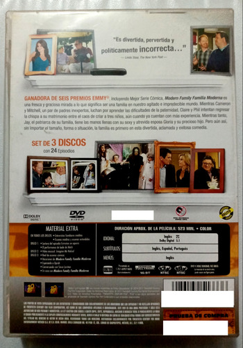 Modern Family Temporada 2 Dvd 3 Discos (Usado)