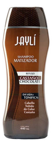  Shampoo Matizador Castaño Jaylí 440 Ml