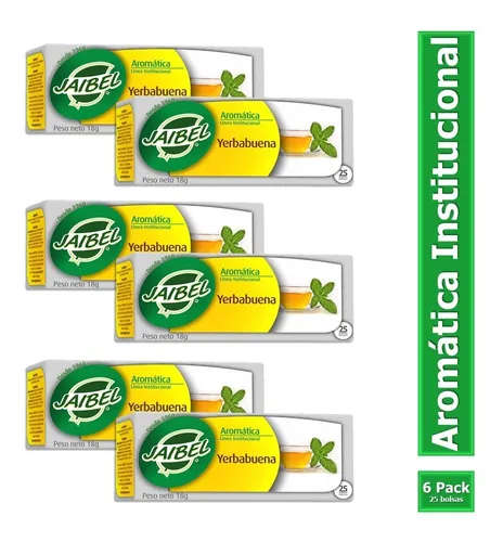 Aromática Jaibel Institucional Colombiana X6 Cajas - 150 Uds