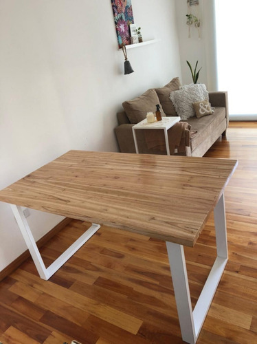Mesa Malcom De Comedor Estilo Industrial Madera Paraiso 160