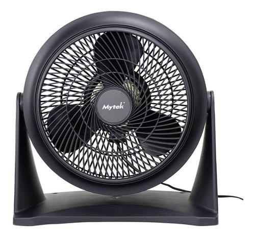 Ventilador De Piso Mytek 3337 De 12 Pulgadas Plástico Cantidad de aspas 3 Color de la estructura Negro Color de las aspas Negro Diámetro 12 " Frecuencia 60 Hz