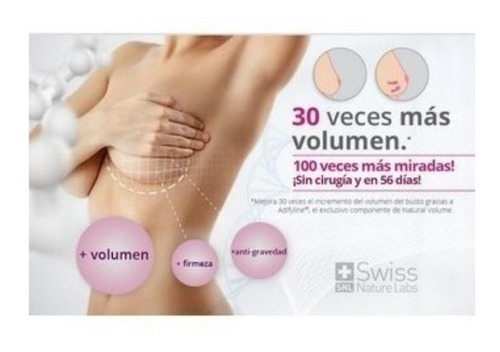 Imagen 8 de 9 de Natural Volume - Incrementa Busto / Pecho Paquete 60 Dias