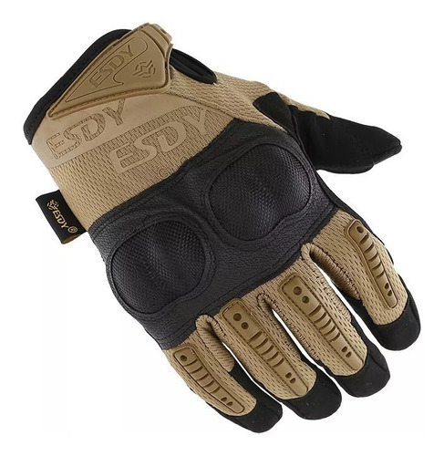 Guantes Tacticos Airsoft Antideslizante Paintball Esdy Negro