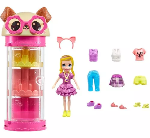 POLLY POCKET PARQUE DE DIVERSÕES DOS CACHORRINHOS GWD80 MATTEL