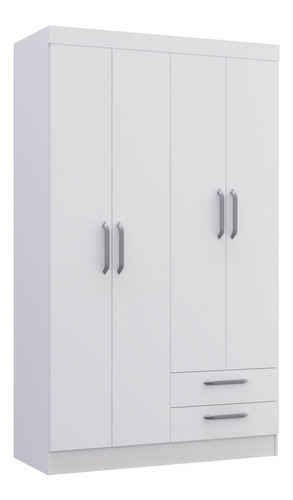 Guarda Roupa Solteiro 4 Portas 2 Gavetas Rp2420 Decibal