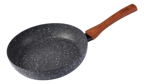 Sarten 24 Cm De Acero Vetrificado Vitrinor Color Gris Oscuro