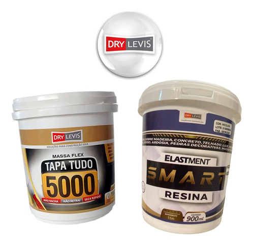 Massa Tapa Tudo 340g + Smart Resina 900 Ml