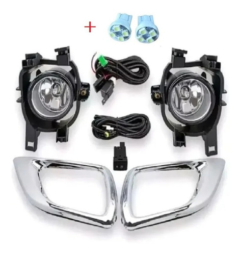 Kit Faros Niebla Np300 Frontier Nissan 2015 16 17 18 2019 F2 + Regalo