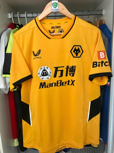 Camisa Wolverhampton 2021/22 Wolves (Usado)