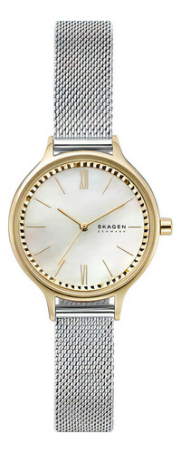 Relógio Feminino Skagen Anita Prateado 2 Anos