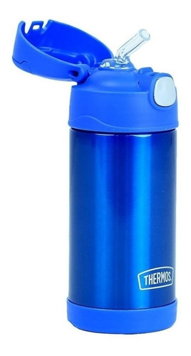 Garrafinha Garrafa Térmica Infantil Azul Thermos Orlando