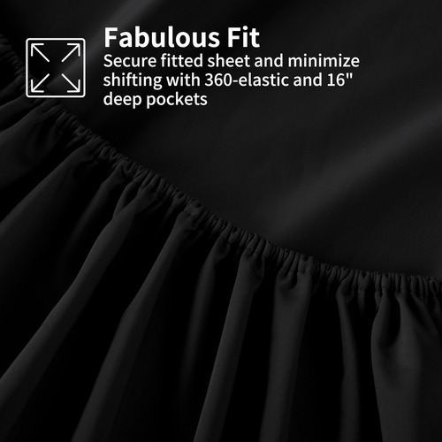 Sábana Ajustable King Size De 600 Hilos, 100% Algodón