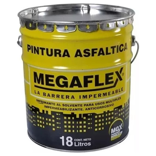 Pintura Asfáltica Megaflex X 18 Litros Serrentino