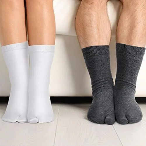 6 Pares De Calcetines Tabi Elásticos Divididos En Dos Dedos