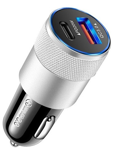 Cargador Universal Auto Camion Usb C Carga Rápida 3.0 Pd 38w