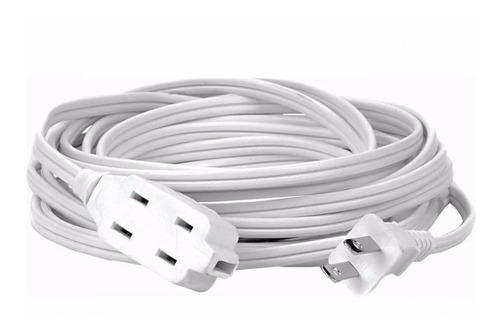 Extension Electrica Domestica 10m Blanca 18 Awg Yeilite