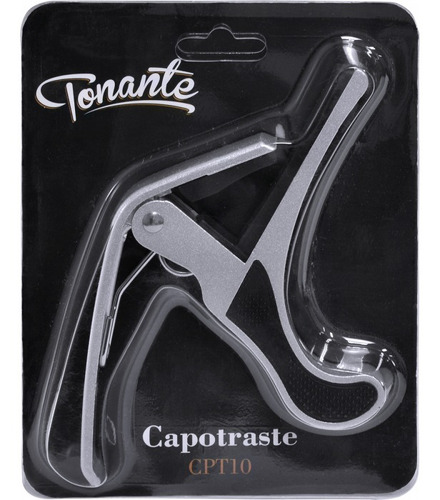 Capotraste Para Violao Em Aluminio - Prata - Cpt10