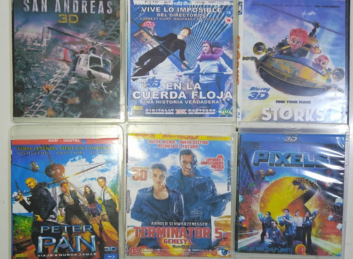 Peliculas Blu Ray 3d Nuevas Printeadas