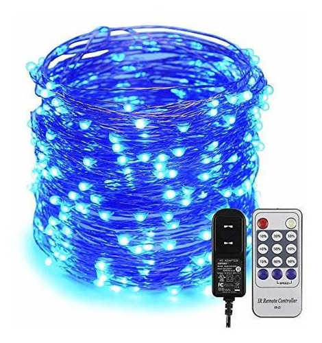 Er Chen Luz De Navidad Enchufe, 99ft - 30m 300 Led Estrellad