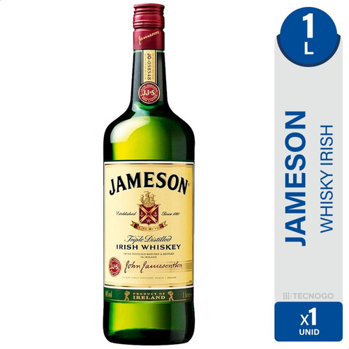 Whisky Jameson Irlandes 1 Litro Triple Destilado - 01mercado