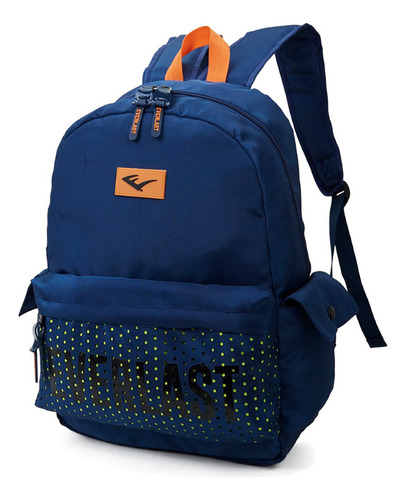 Mochila Con Bolsillo Portanotebook Everlast 22394 Color Azul Diseño De La Tela Liso