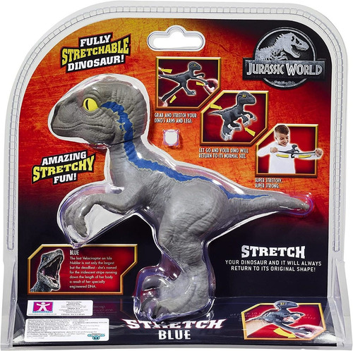 Imagen 7 de 7 de Jurassic World - Baby Blue Stretch - Dinosaurio Estirable