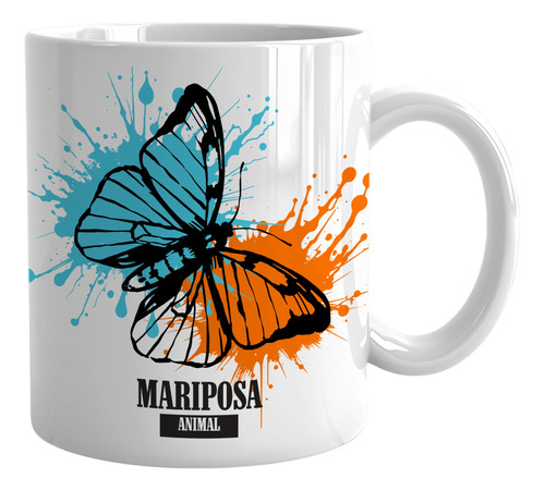 Taza Mariposa Animal Series