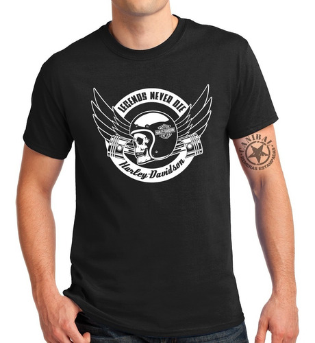 Remeras Harley Davidson Legends Never Die Remeras Canibal