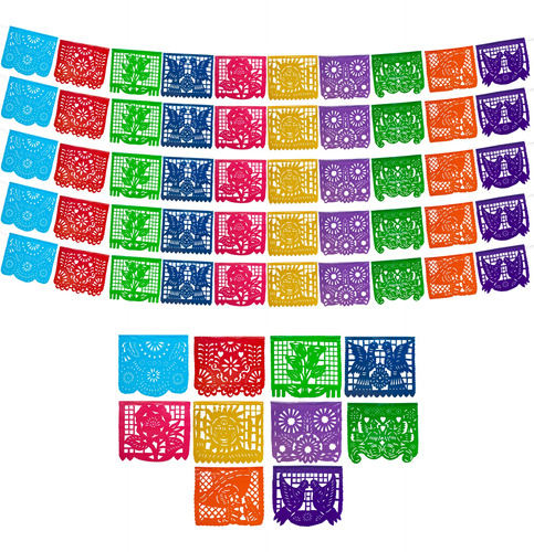 Pan  De Fiesta Mexicana (paquete De 5 Con 10 Diseños Ã...