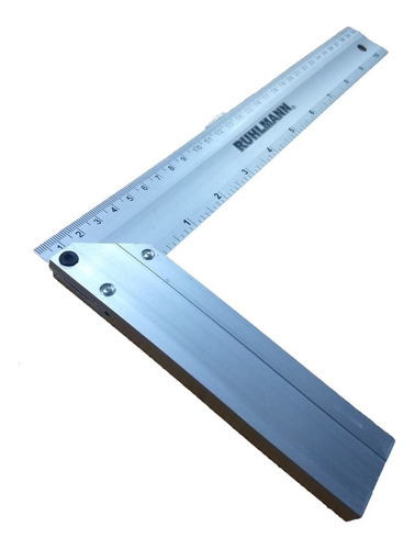 Escuadra De Aluminio 300 X 164 Mm 12'' Carpintero Ruhlmann