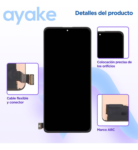 Pantalla Display Touch Lcd Para Xiaomi Poco M6 4g + Tools