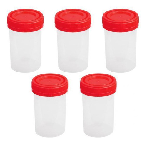 4x 5pcs 60ml Muestra Copas Contenedores Frascos Estériles A