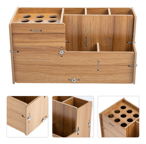 Caja De Herramientas De Peluquería Para Barbería, Peineta