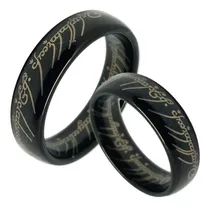 Comprar Alianzas De Tungsteno - El Señor De Los Anillos - Black