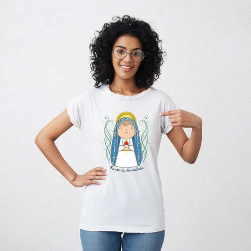 Camiseta Personalizada Sou Da Imaculada - Católica - Giftme