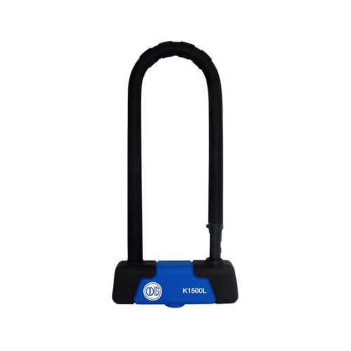 Candado U Lock Odis K1500l 15x285mm Azul/negro Llave Mapa