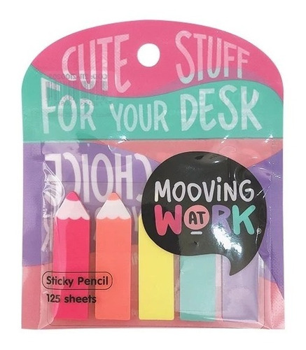 Banderitas Neon Mooving Señalador Sticky Note Flechas X 125