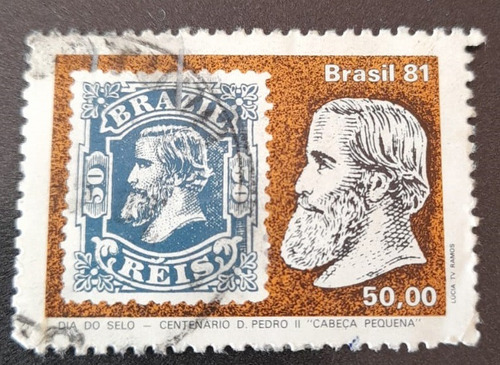 Sello Postal - Brasil - Dia Del Sello 1981