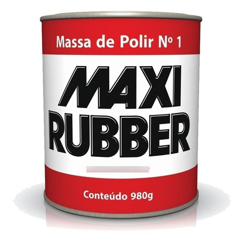 Massa De Polir Nº 01 Maxi Rubber 980 G