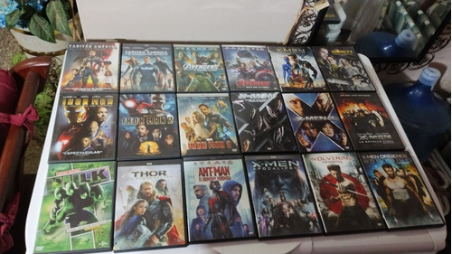 Lote Películas Marvel Originales 