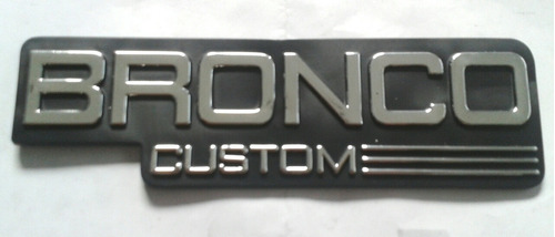 Emblema Bronco Custom