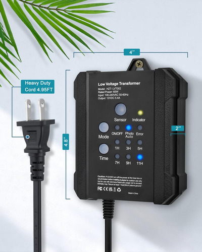 Transformador De Bajo Voltaje Para Exteriores Smy Lightin...