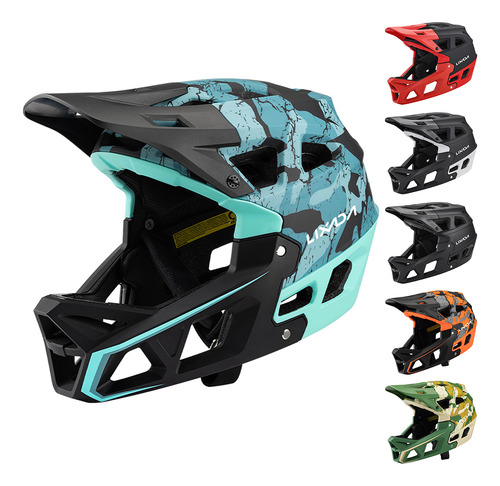 Casco De Seguridad Completo Para Bicicleta De Montaña, Cuest